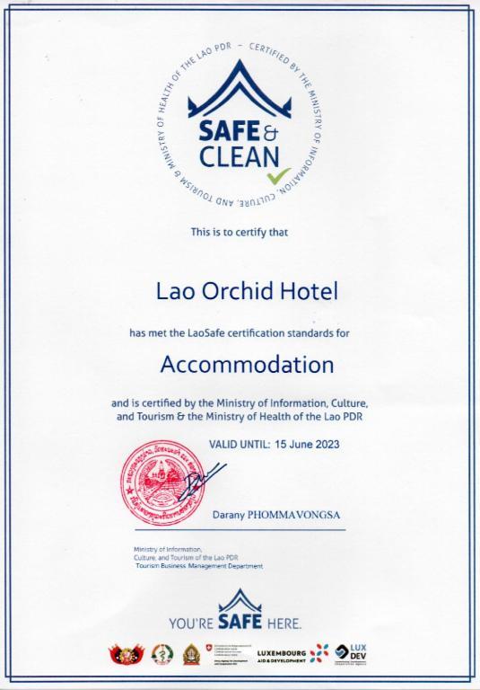 Lao Orchid Hotel Виентиане Екстериор снимка